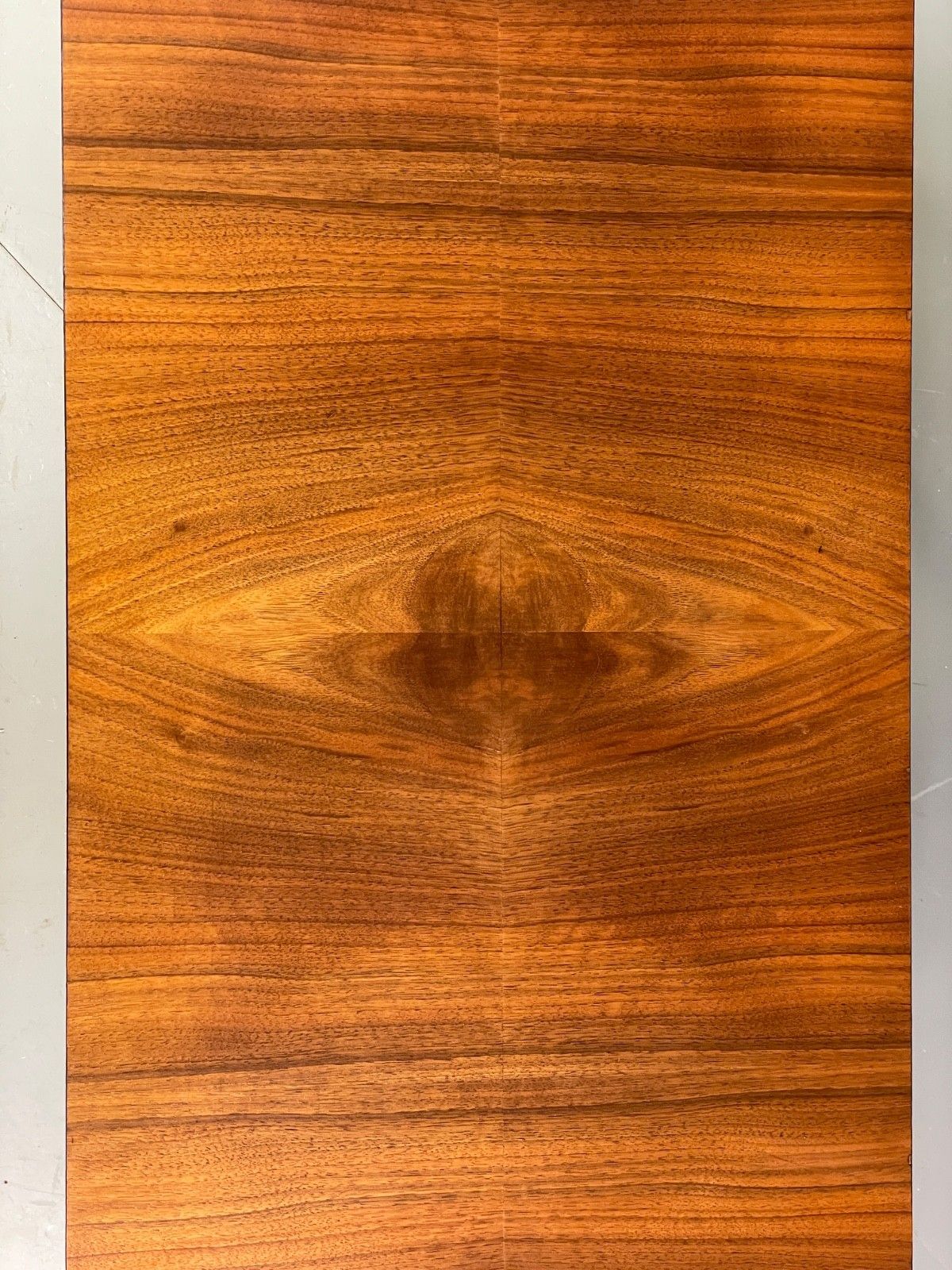 Mid Century Walnut Plywood Coffee Table Black Legs 1960s Vintage Eb10239 Mwoo photo for sale