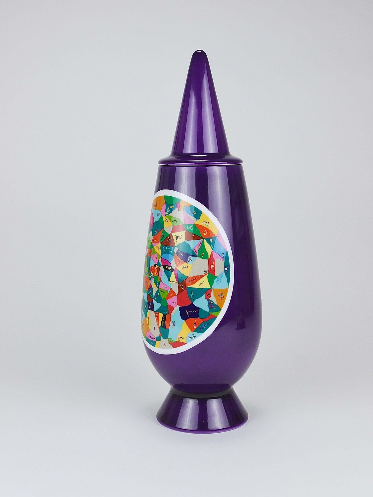 Alessandro Mendini X Luigi Ontani 100% Make Up Limited Lidded Vase, Alessi, 1992 photo Home Decor