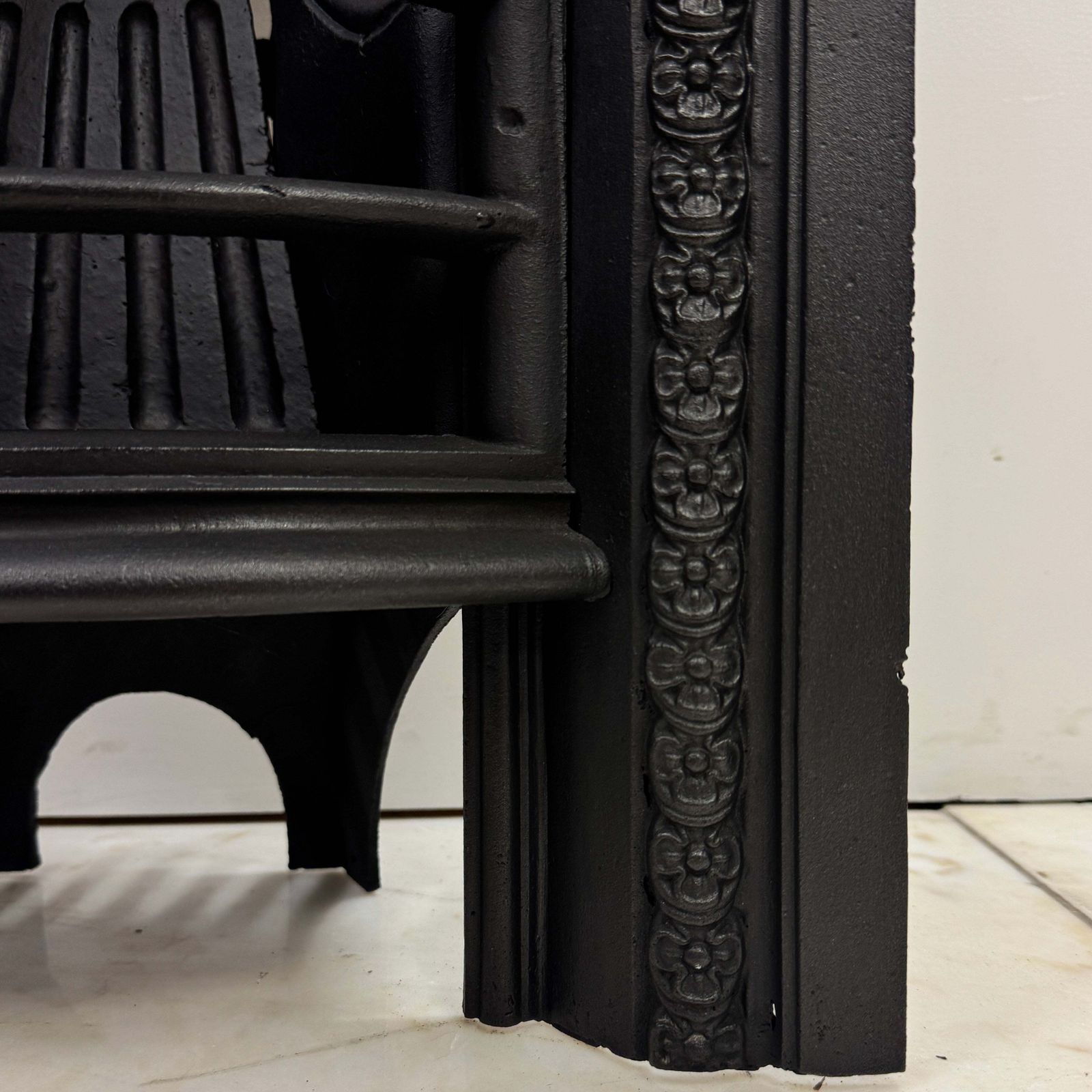 Antique Victorian Cast Iron Arched Insert photo buy