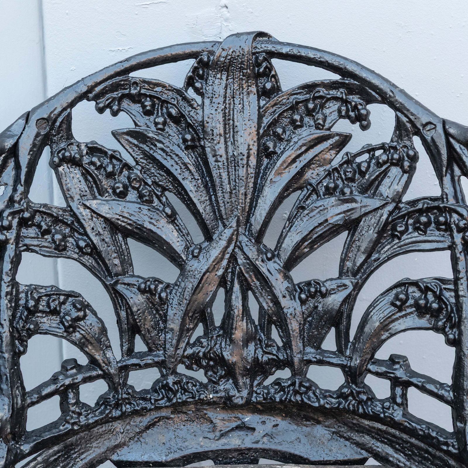 Reclaimed Coalbrookdale Style Lily Of The Valley Garden Chair photo 250.0