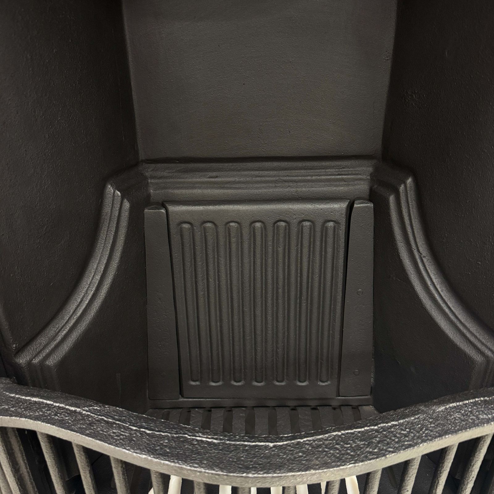 photo for sale Antique Tiled Cast Iron Combination Fireplace