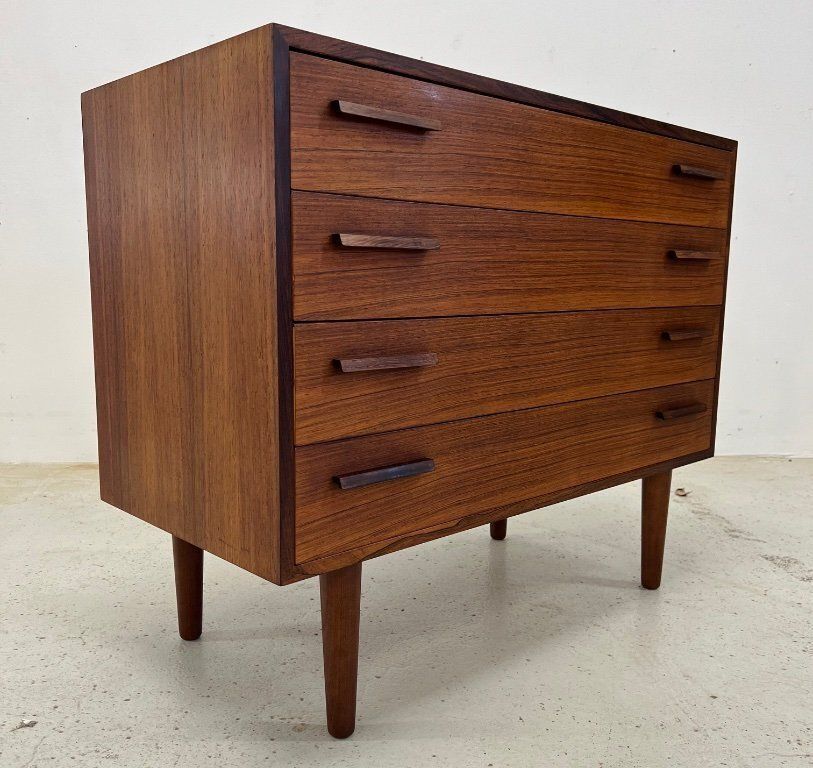 Rosewood Chest Of Drawers By Kai Kristiansen For Feldballes