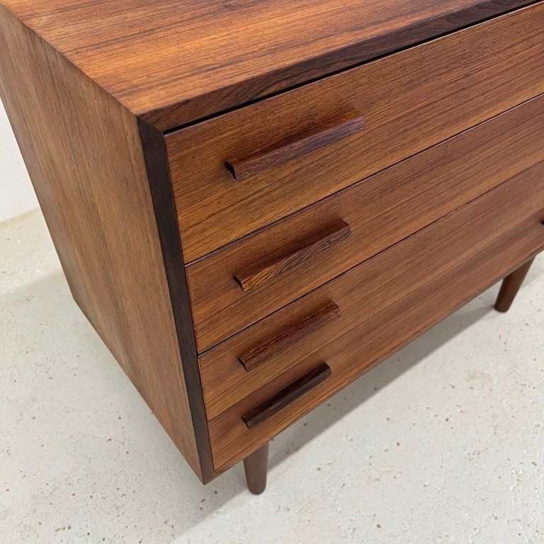 Rosewood Chest Of Drawers By Kai Kristiansen For Feldballes photo vintage