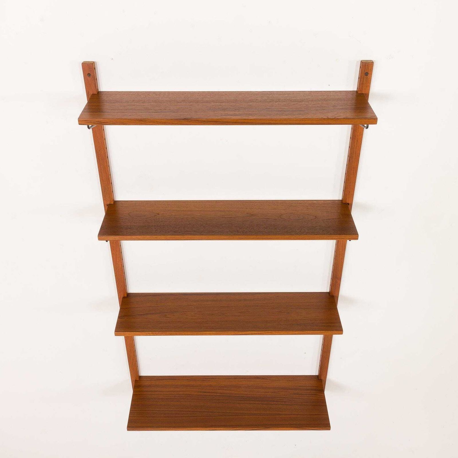 Danish Mid Century Teak Shelves, Set Of 4, 1960s photo 523.0