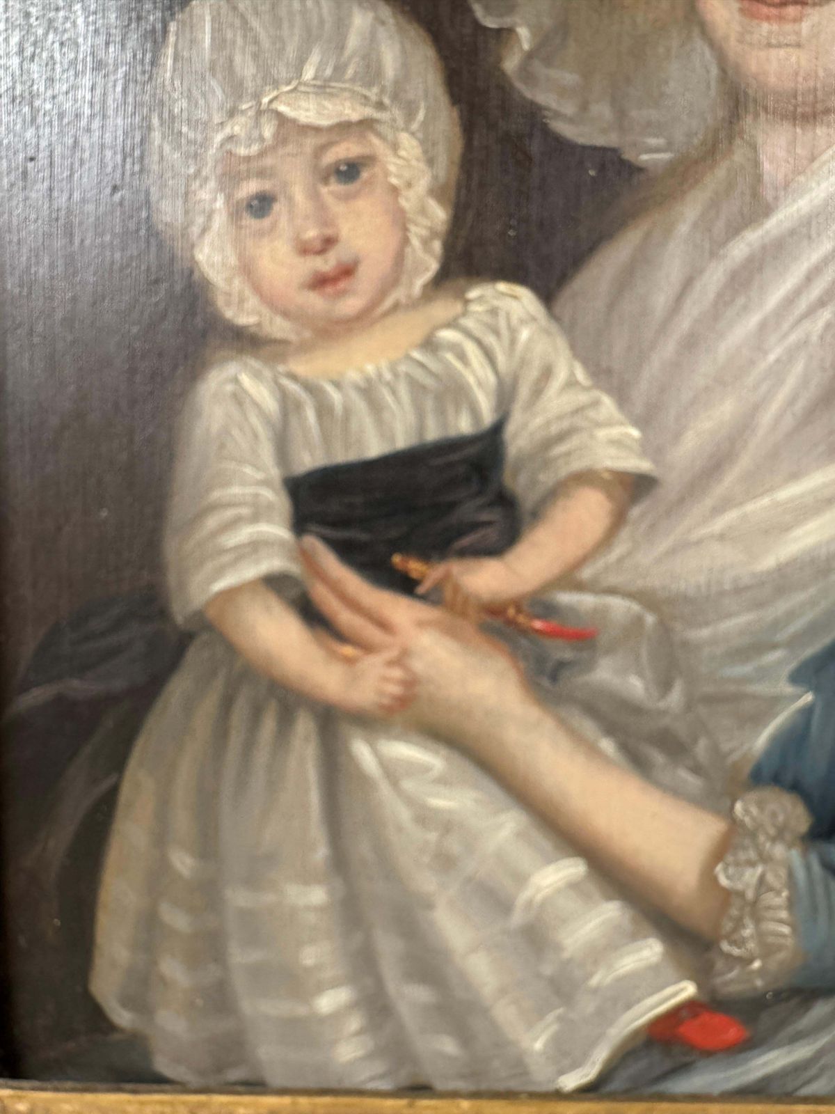 18th Century British School, Portrait Of Lady And Child photo vinterior