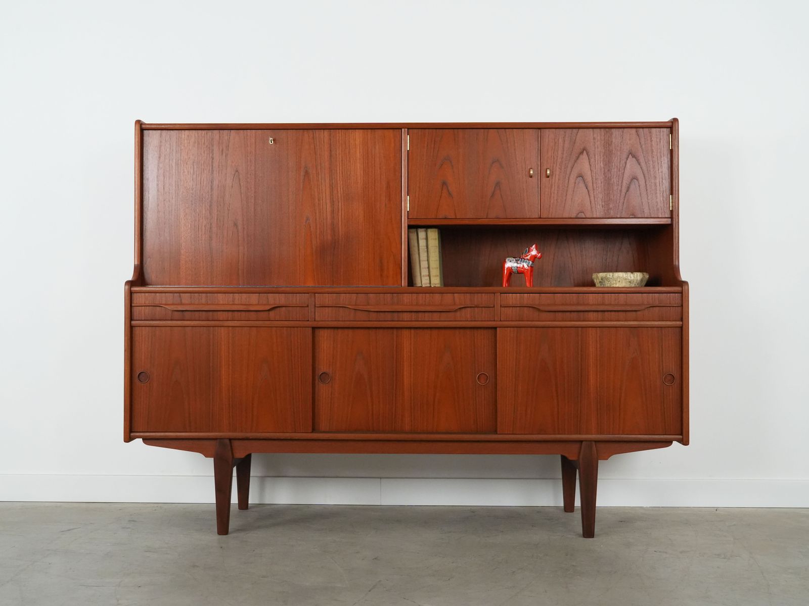 Teak Highboard, Danish Design, 1960s, Production: Denmark photo 2509.0