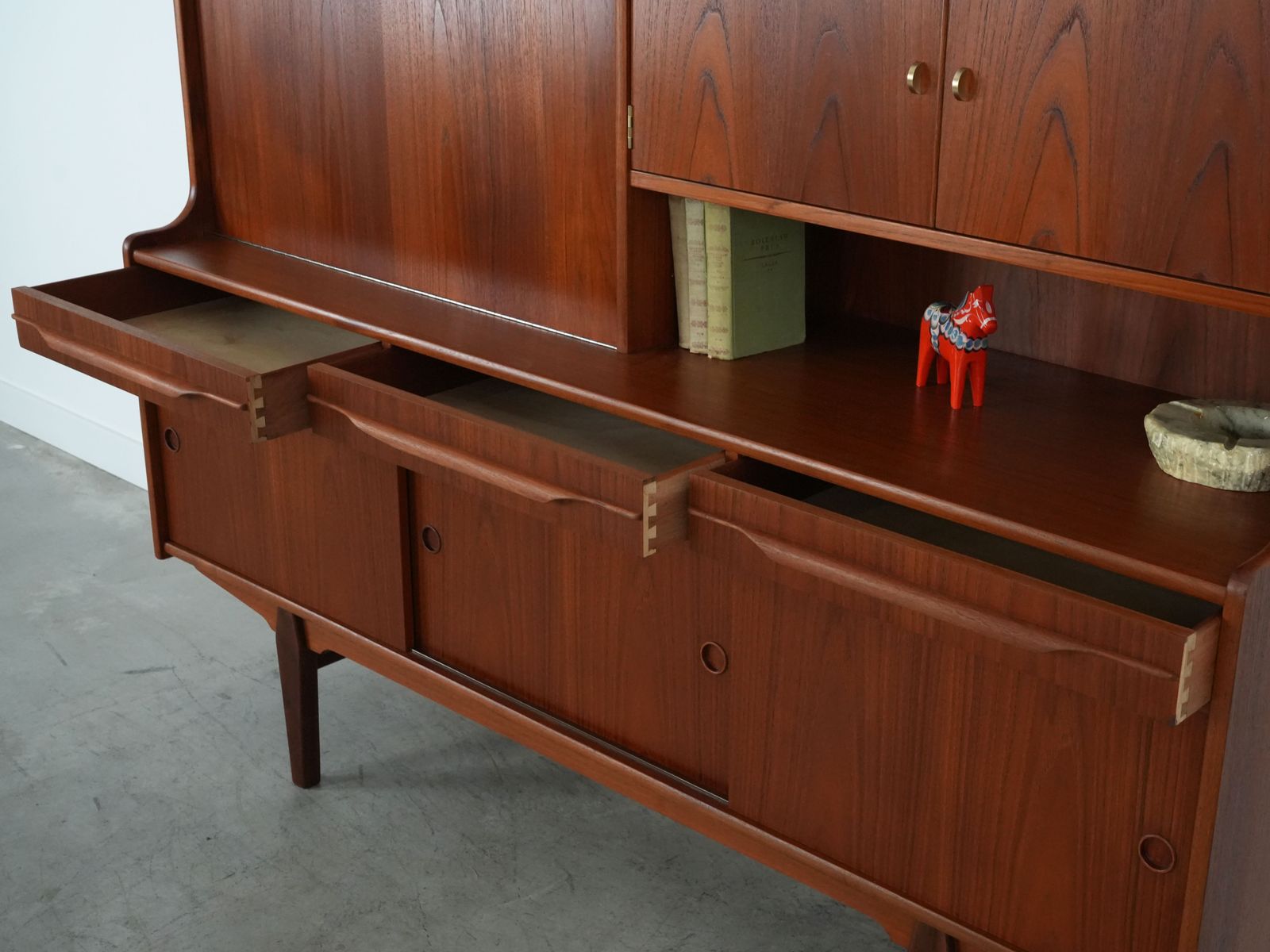 photo for sale Teak Highboard, Danish Design, 1960s, Production: Denmark
