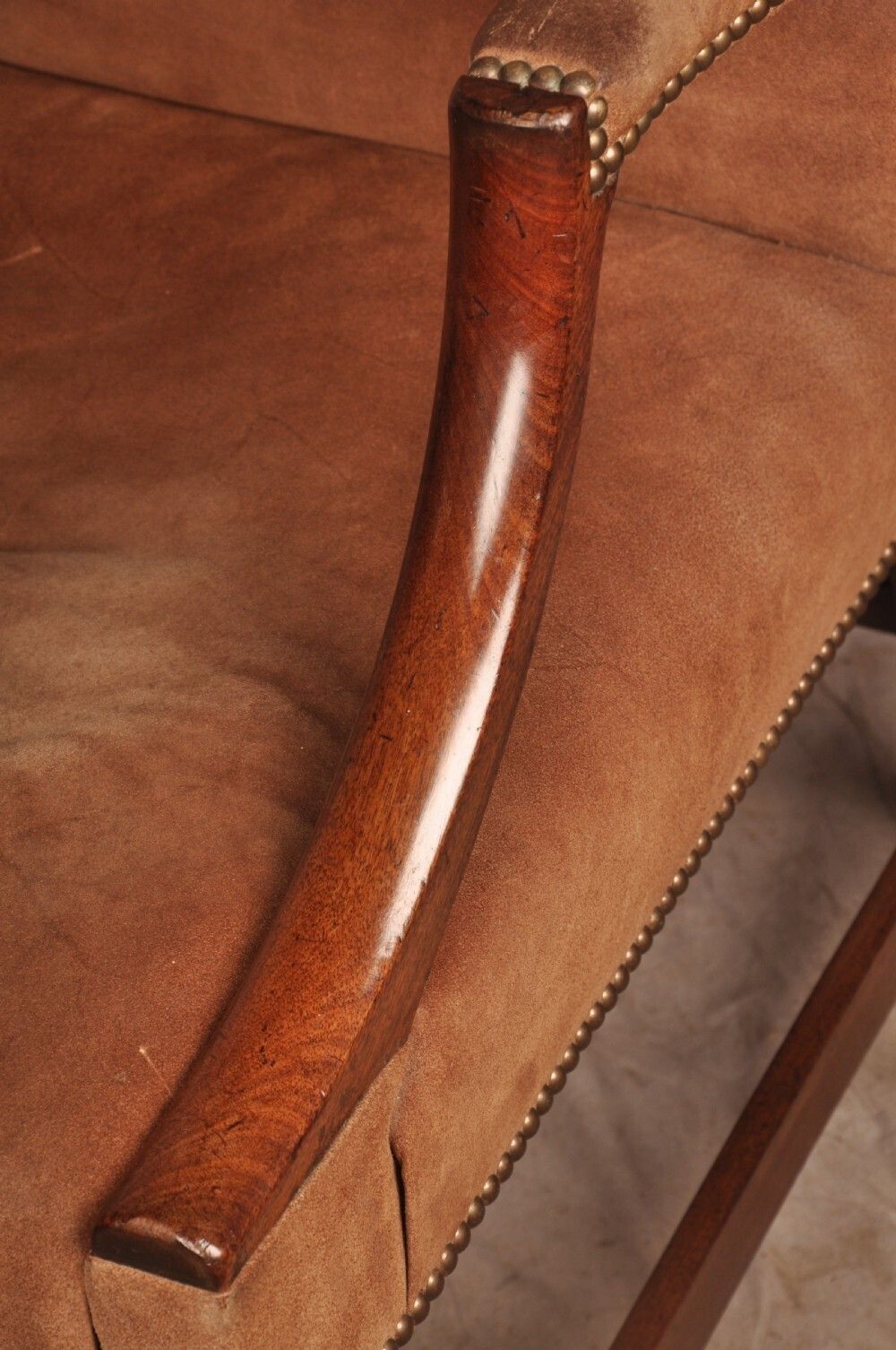 Fine 18th Century Mahogany Gainsborough Library Armchair photo buy