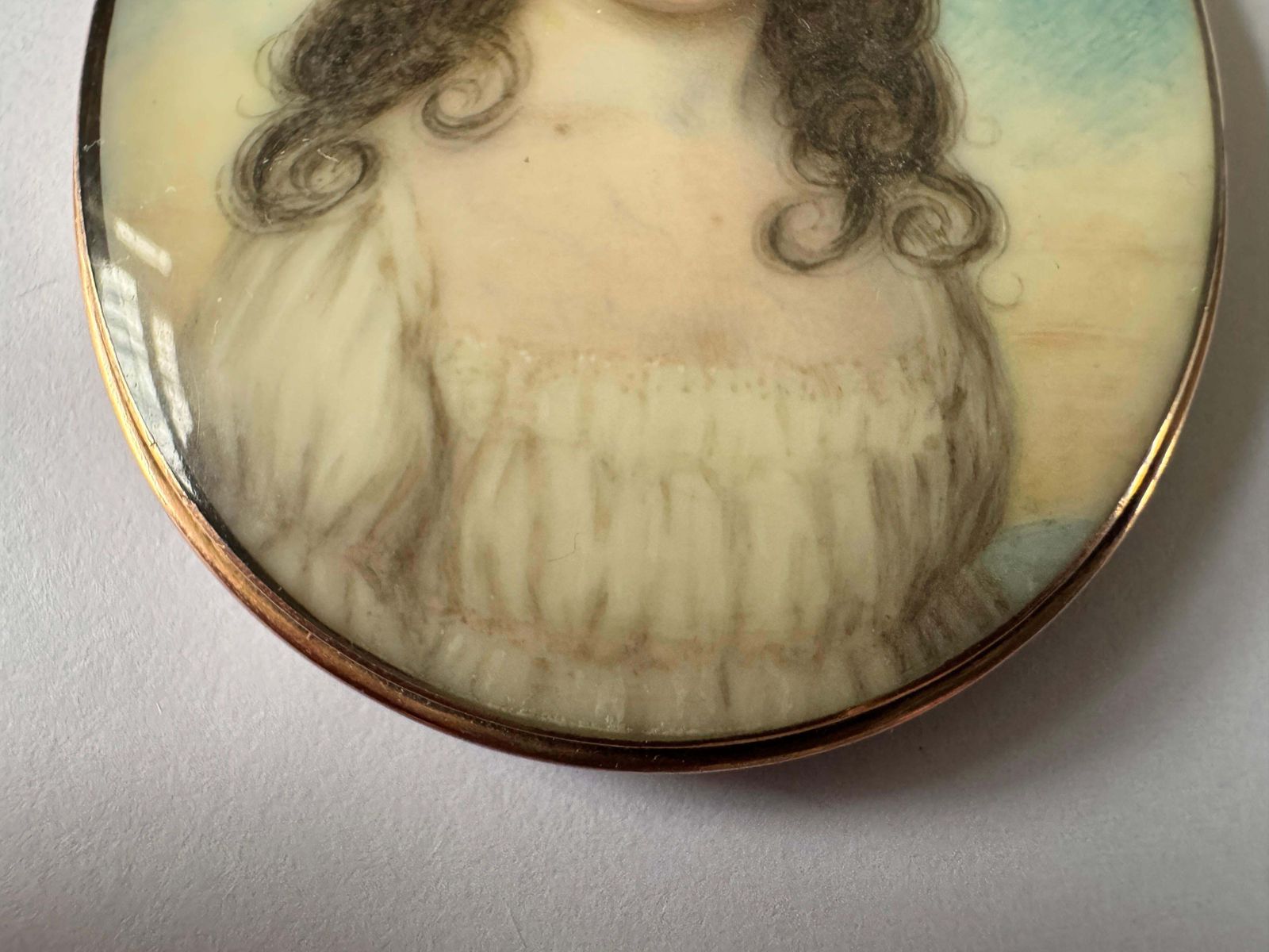 18th Century Portrait Miniature   Style Of William Wood (1768  1809) photo Art