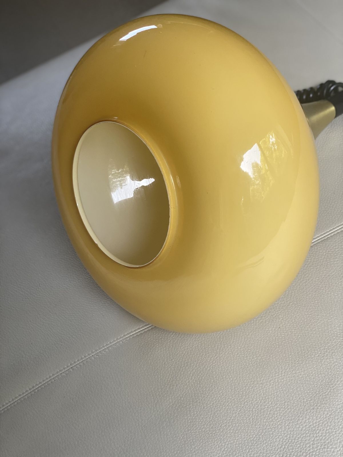 Glass Pendant Lamp (1970s, Holmegaard) photo 285.0