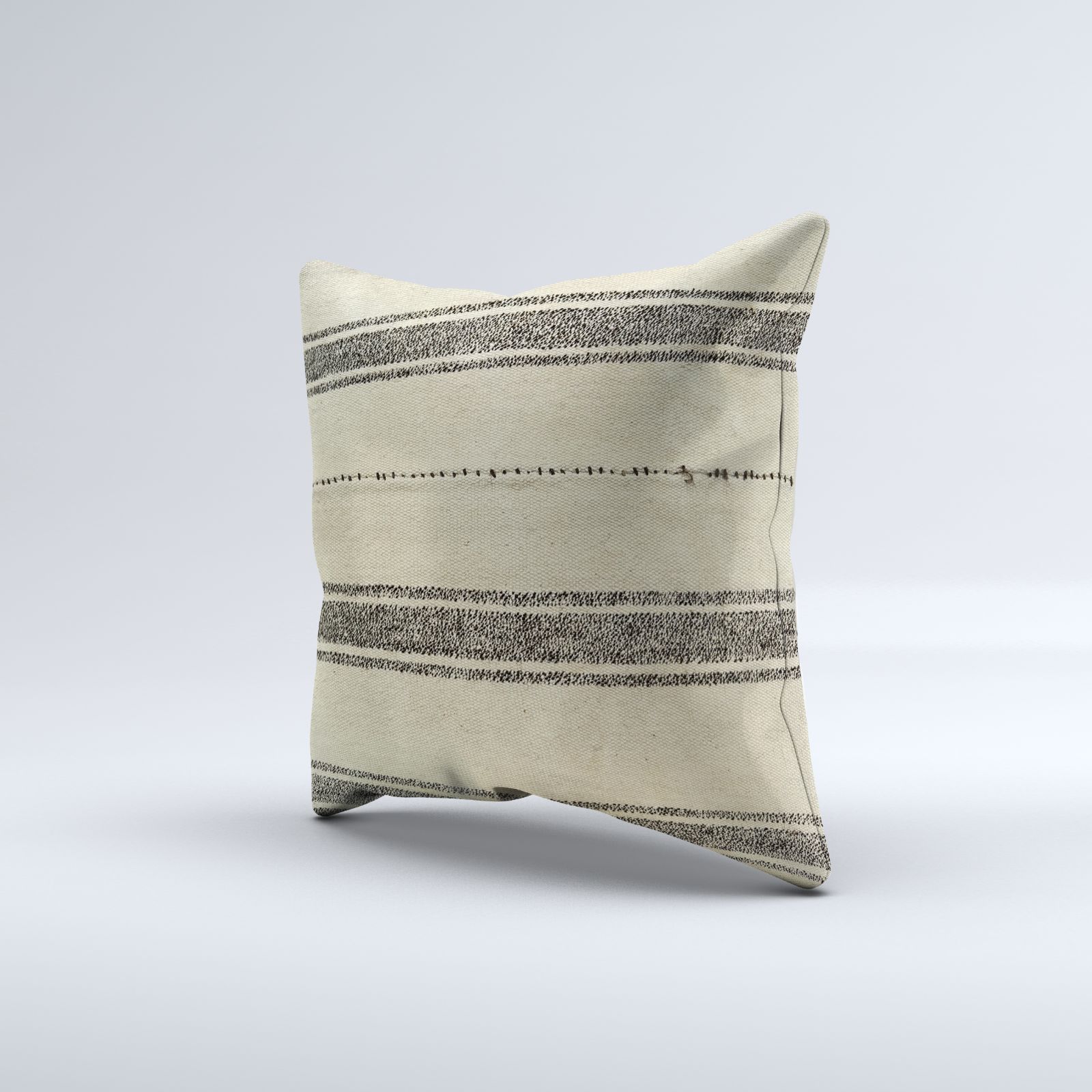 Kilim Cushion Cover 60x60 Cm Square Wool Large Pillowcase Vintage Turkish 66599 photo furniture