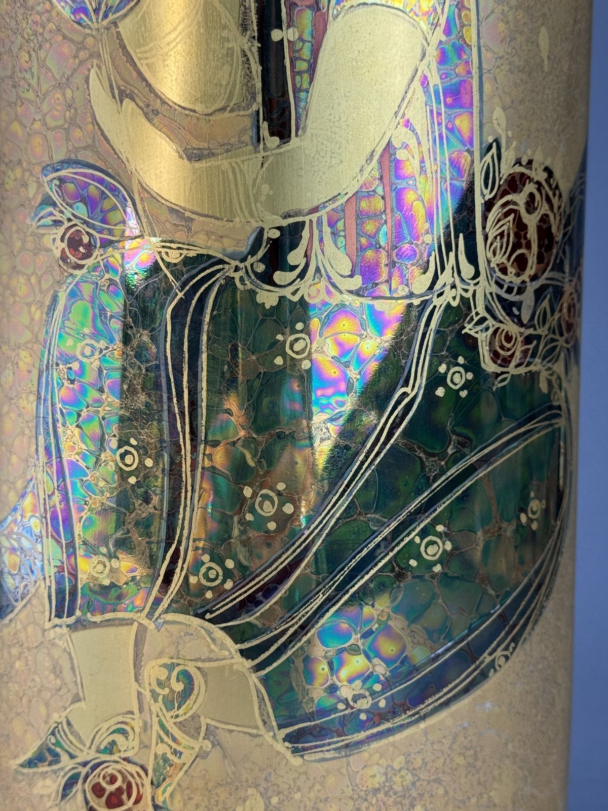 Bjorn Wiinbladh For Rosenthal Golden Scheherazade Porcelain Vase photo furniture