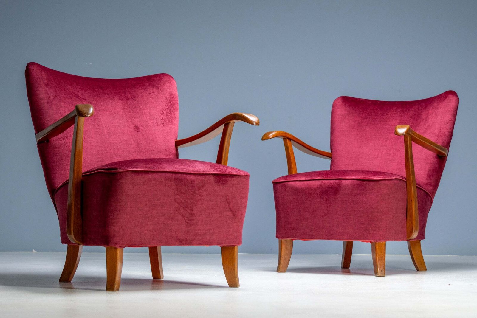 Pair Of Art Deco Armchairs, 1930s, Czechoslovakia photo 2471.0