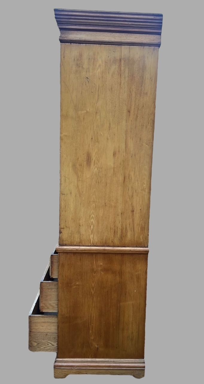 19th Century  Burr Walnut Wardrobe With Drawers, C.1890–1910 photo 2250.0