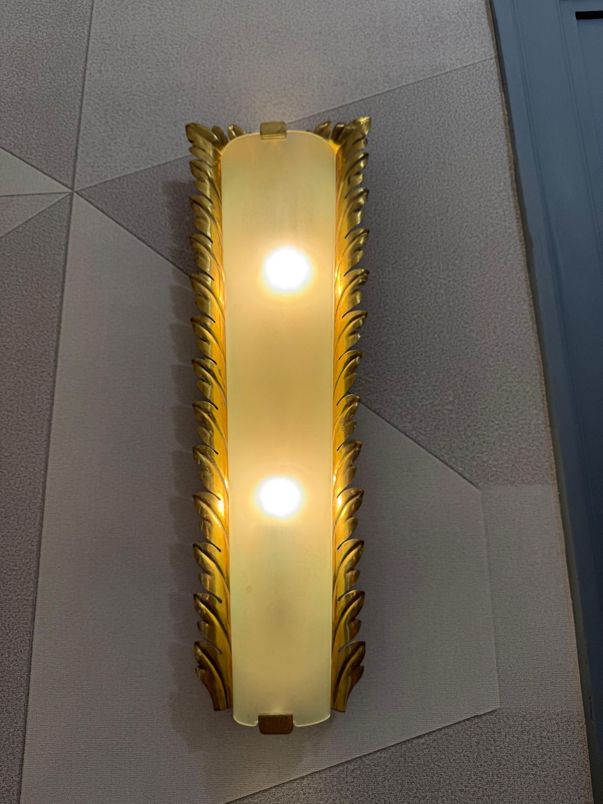 photo vinterior Rare Pietro Chiesa Wall Lamp For Fontana Arte 1935