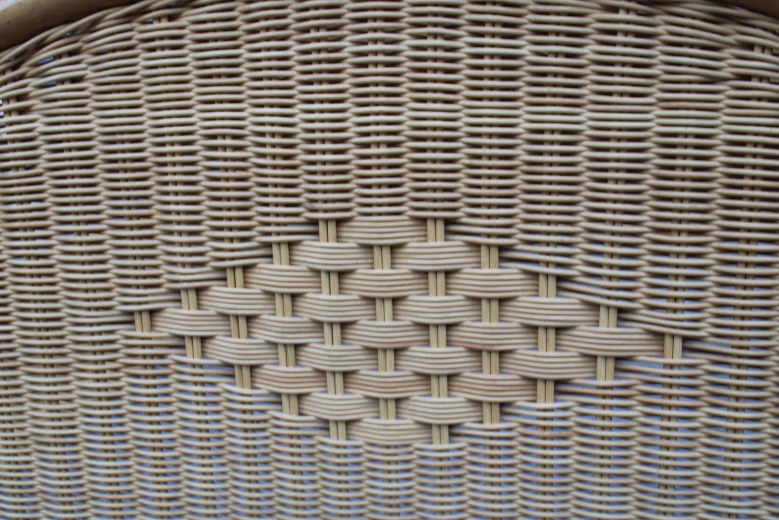 photo for sale 1970 Tommaso Barbi Design Italian Bamboo And Wicker Bed