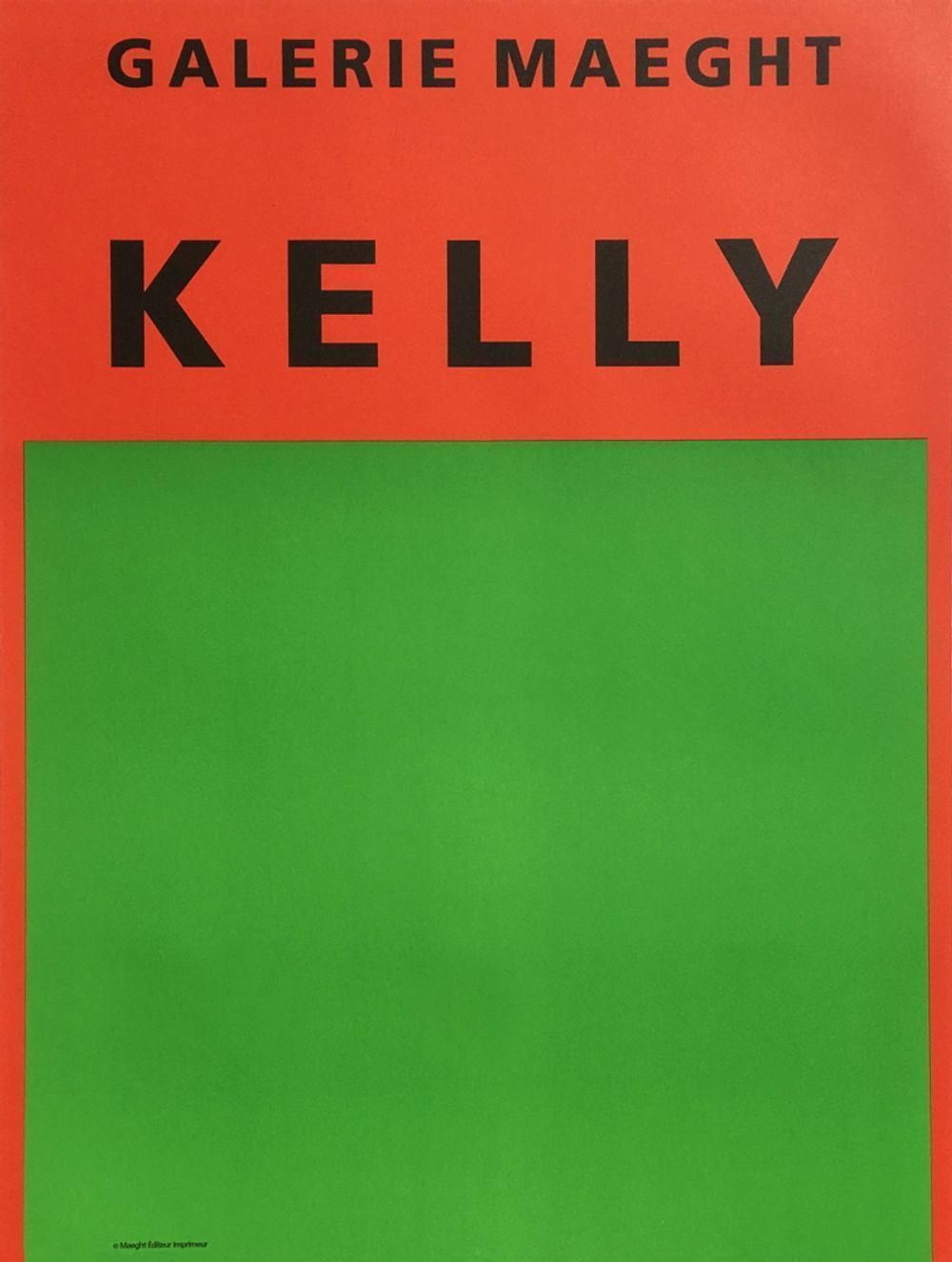 1964 Ellsworth Kelly Maeght Gallery Poster photo for sale
