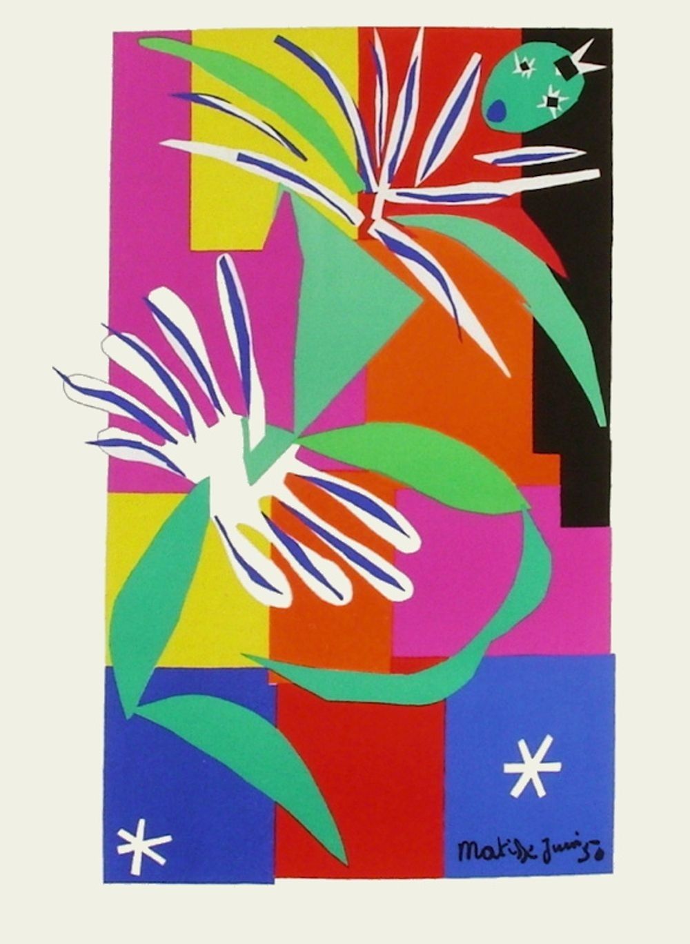 Henri Matisse Wonderful Lithograph 1958 Mourlot Verve Danseuse Magazine