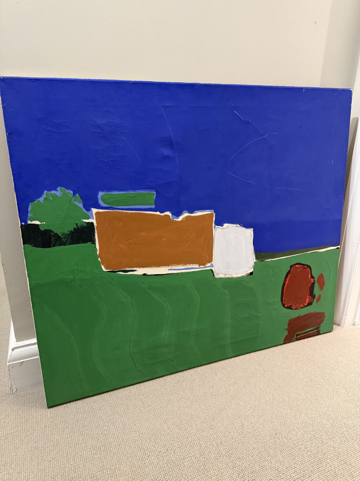 Ray Fawcett Oil On Canvas.