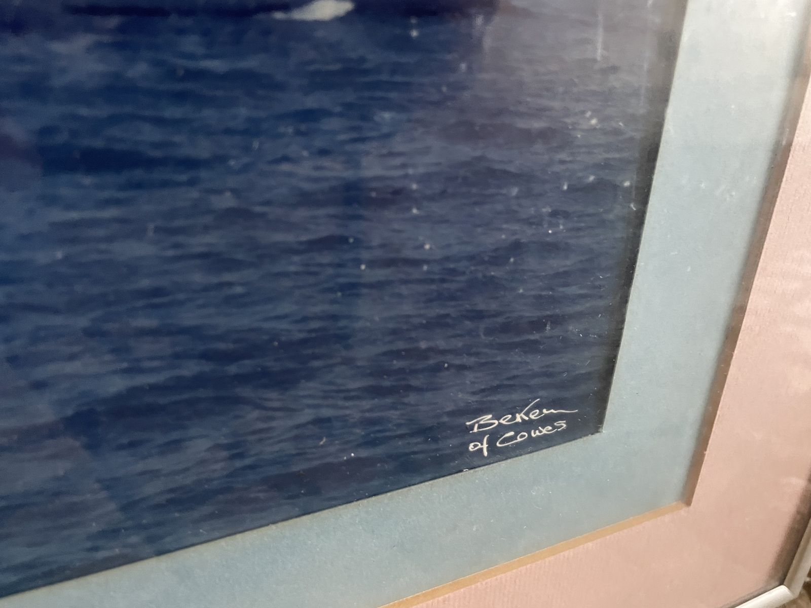 Framed Sailing Print Of Sigma  Class Race  By Beken  Of Cowes Isle Of Wight photo vinterior
