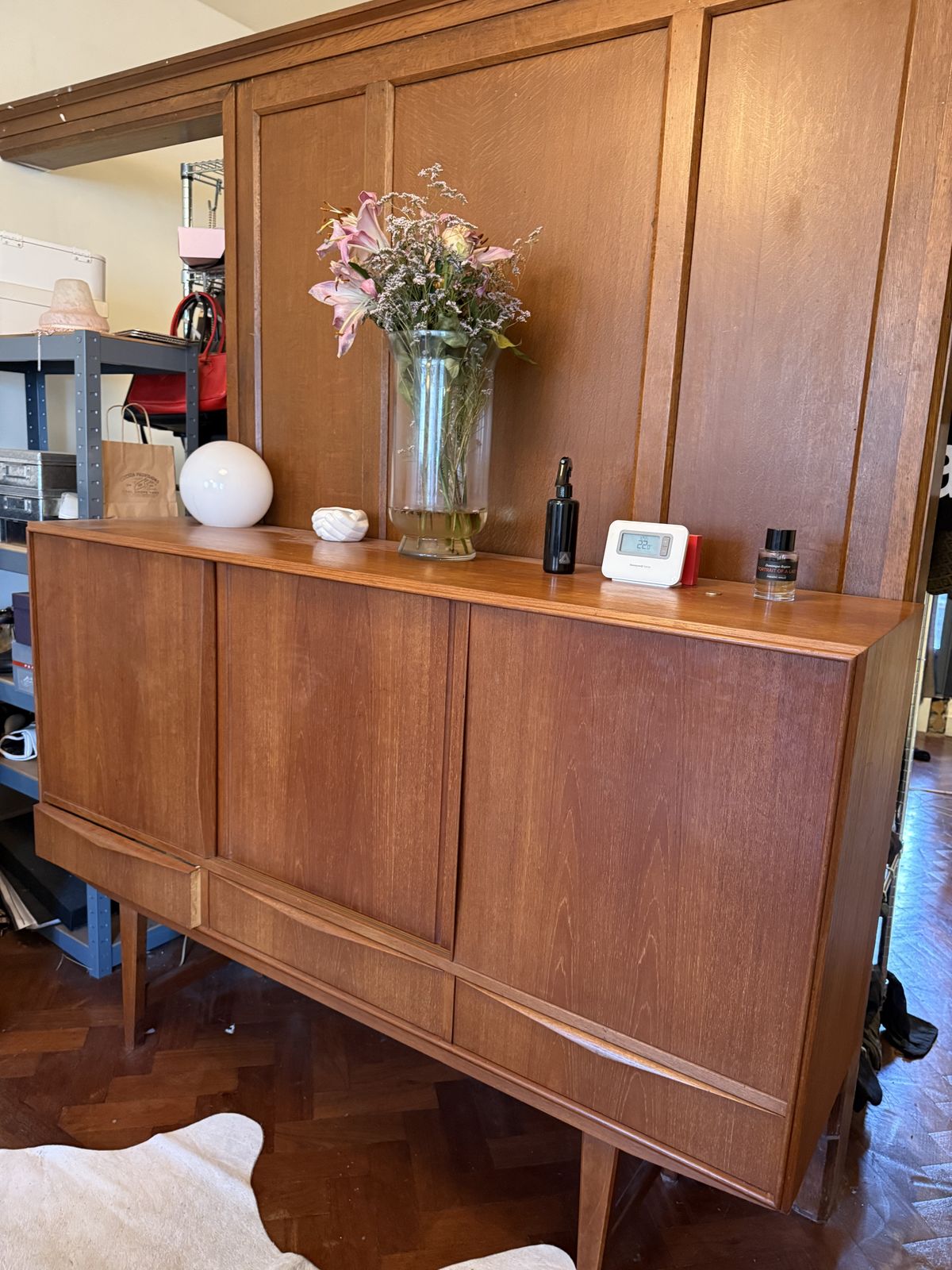 Vintage Mid Century Teak Sideboard/Credenza By E W Bach Perfect Condition photo furniture