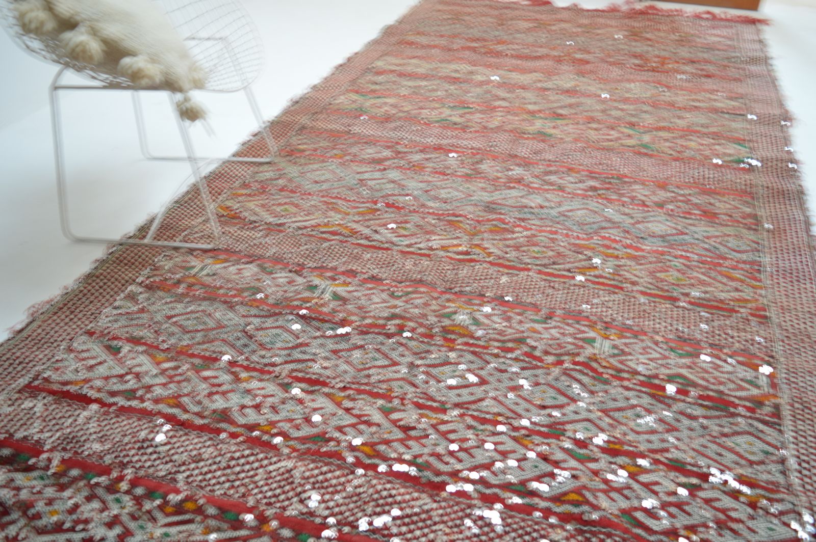 photo for sale Kings Palace  Vintage Moroccan Kilim Berber Rug