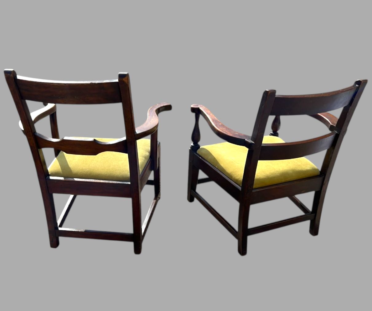 A Handsome Pair Of Early 19th Century English Country Armchairs photo furniture