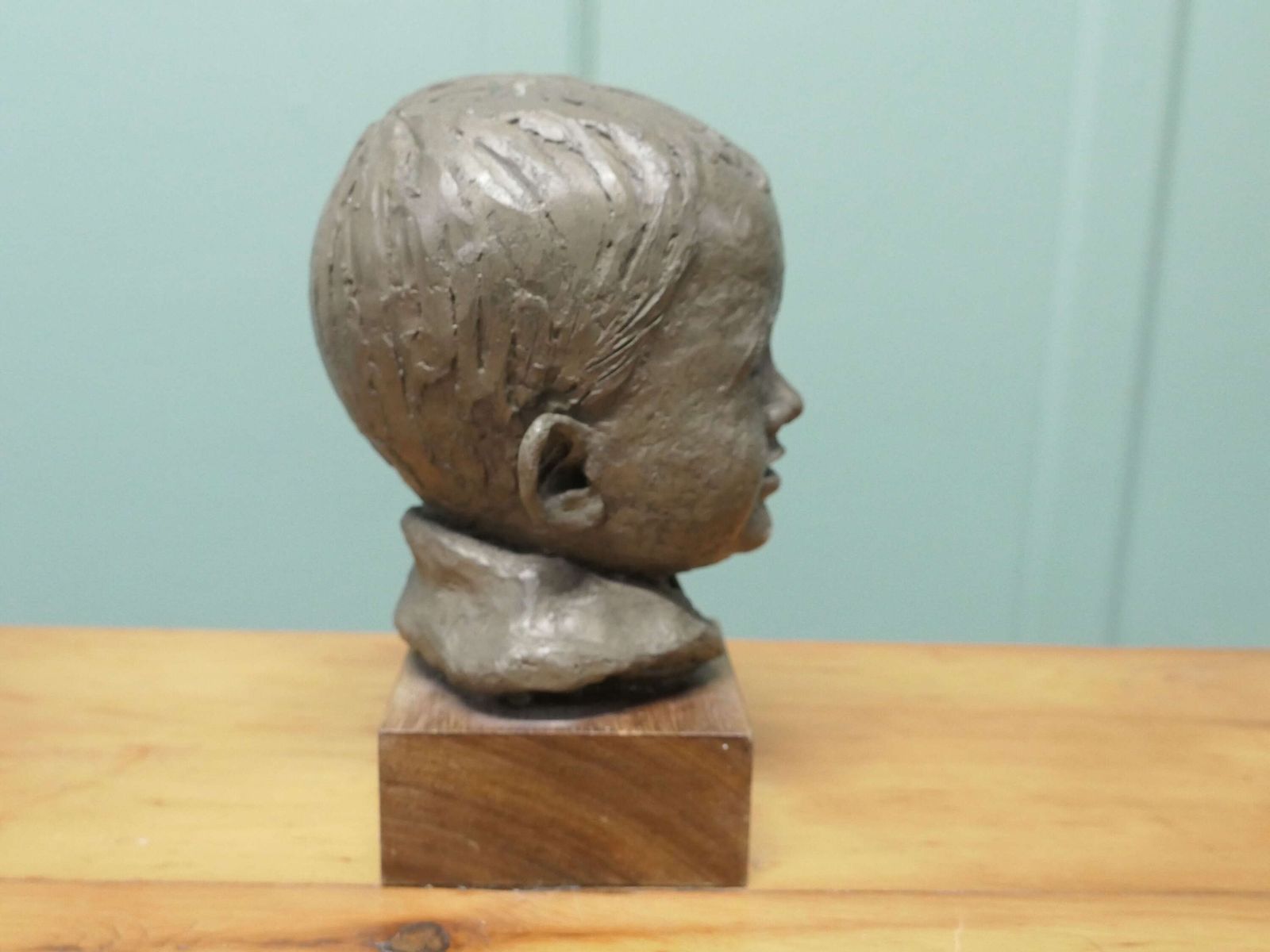 Artist’s Model Bust Of A Very Young Smiling Boy photo Art