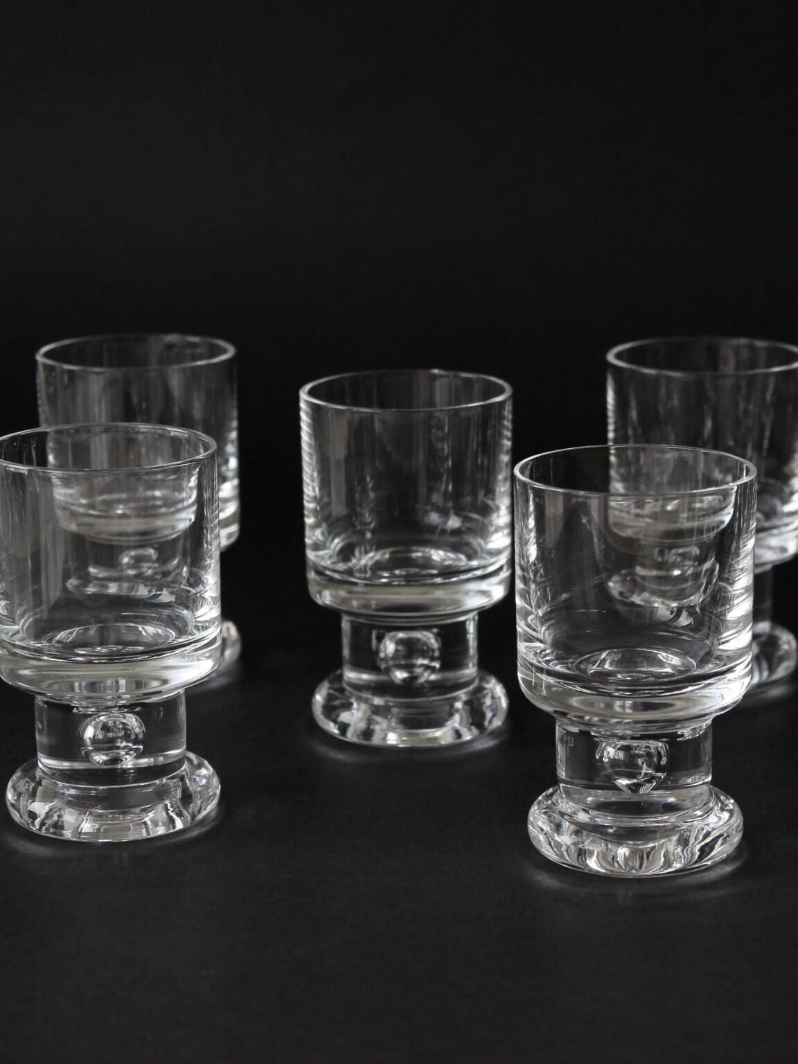 Tapio Wirkkala Bubble Shot Drinking Glasses, Set Of 6, Finland, 1950s photo 339.0
