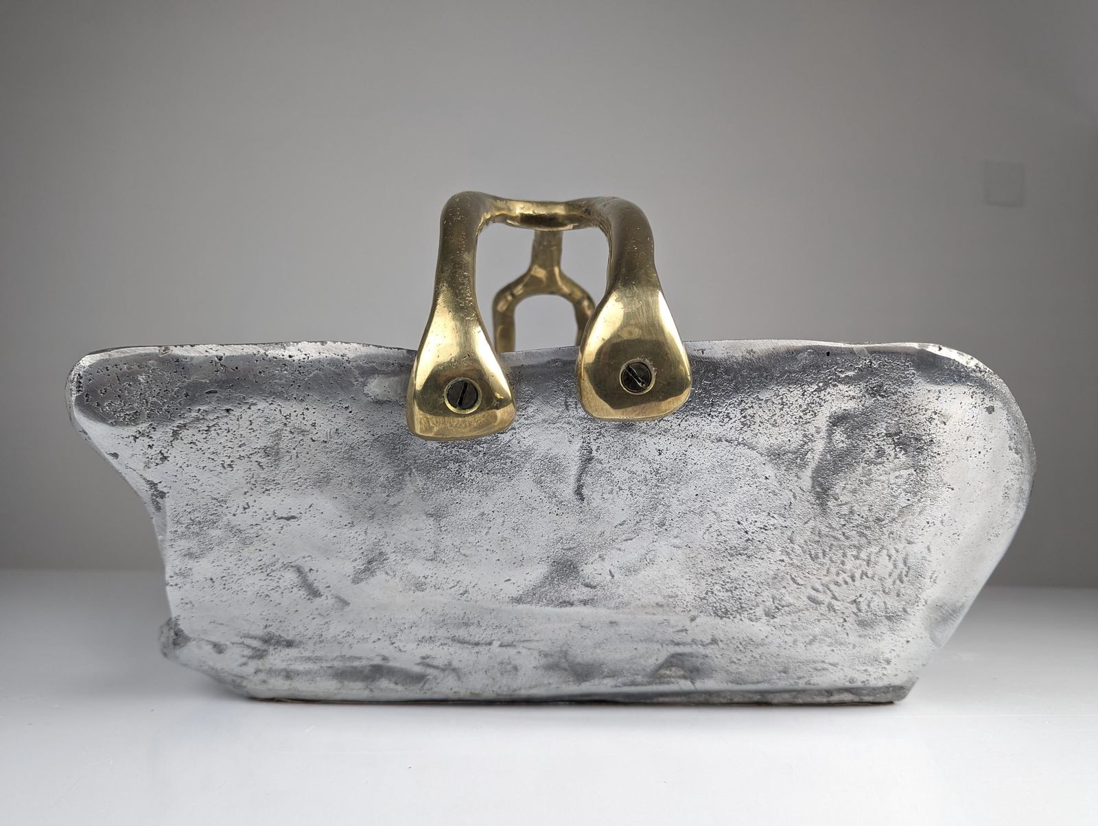 Firewood Holder By David Marshall 1980s photo buy