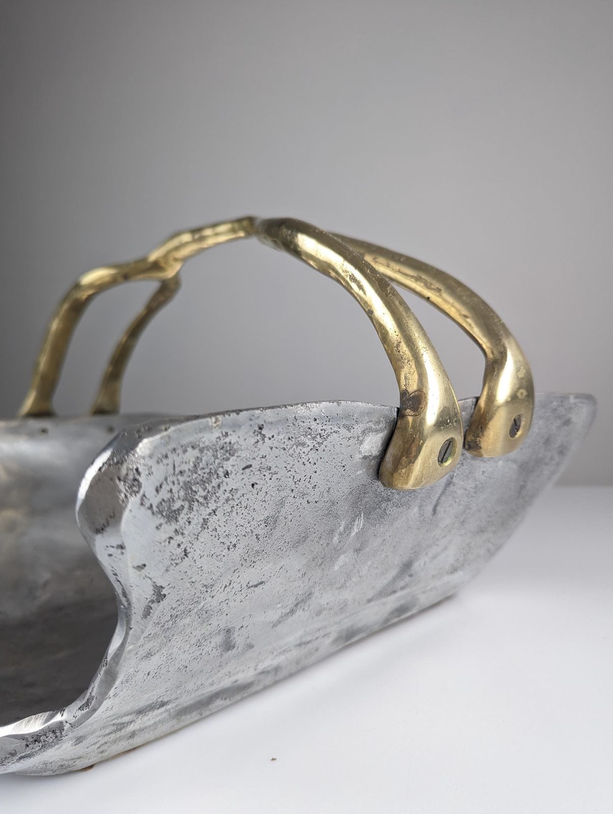 Firewood Holder By David Marshall 1980s photo vintage