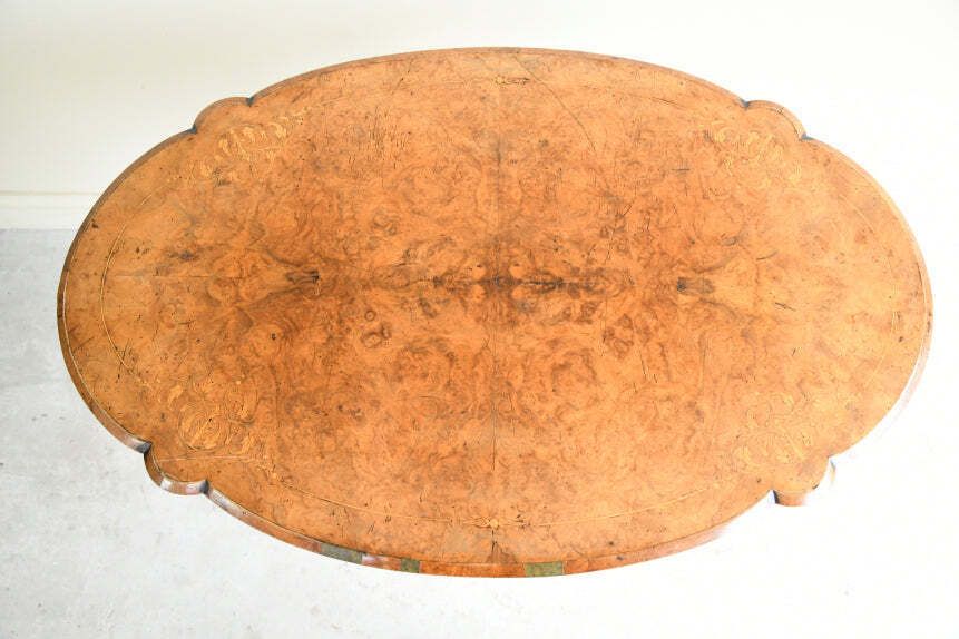Victorian Burr Walnut Occasional Table photo buy