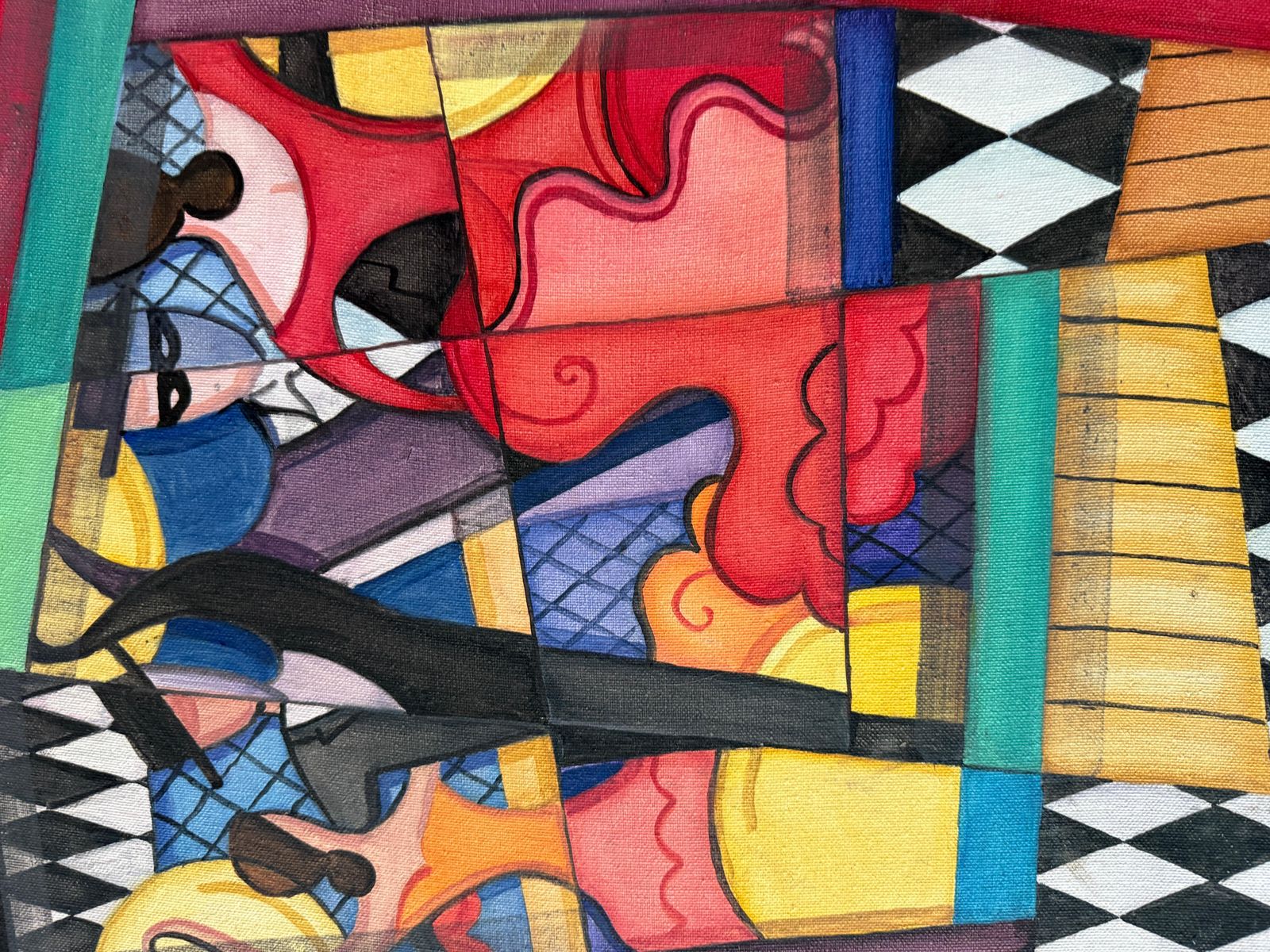 Tom Cowsert Flamenco Dancers Spanish Dancers Acrylic Painting On Canvas 1999 photo buy