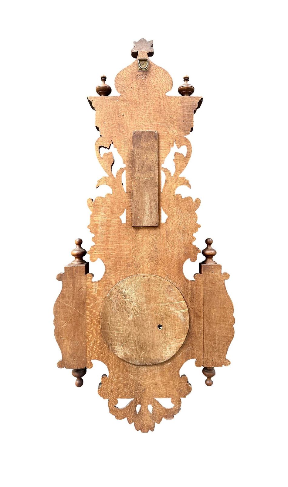 Home Decor French 1900 Belle époque Carved Wood Barometer Thermometer, H. Doninelli Nice, Antique Wall Weather Station, French Home Decor photo