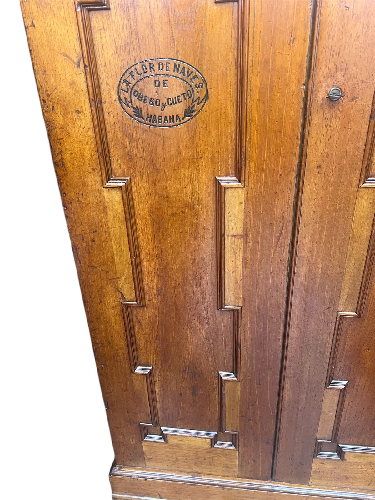 photo furniture Stunning Rare Art Deco Cedar Wood Humidor Cigar Cabinet