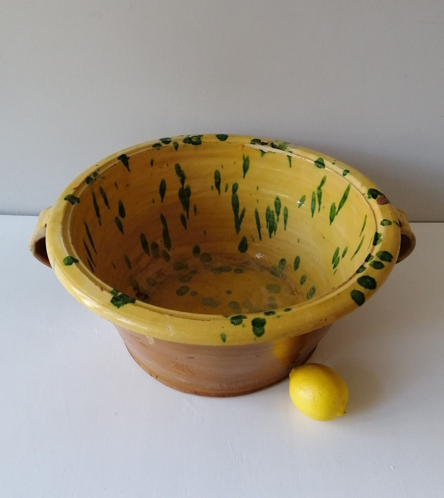 Antique Italian Pasatta Bowl photo 193.0