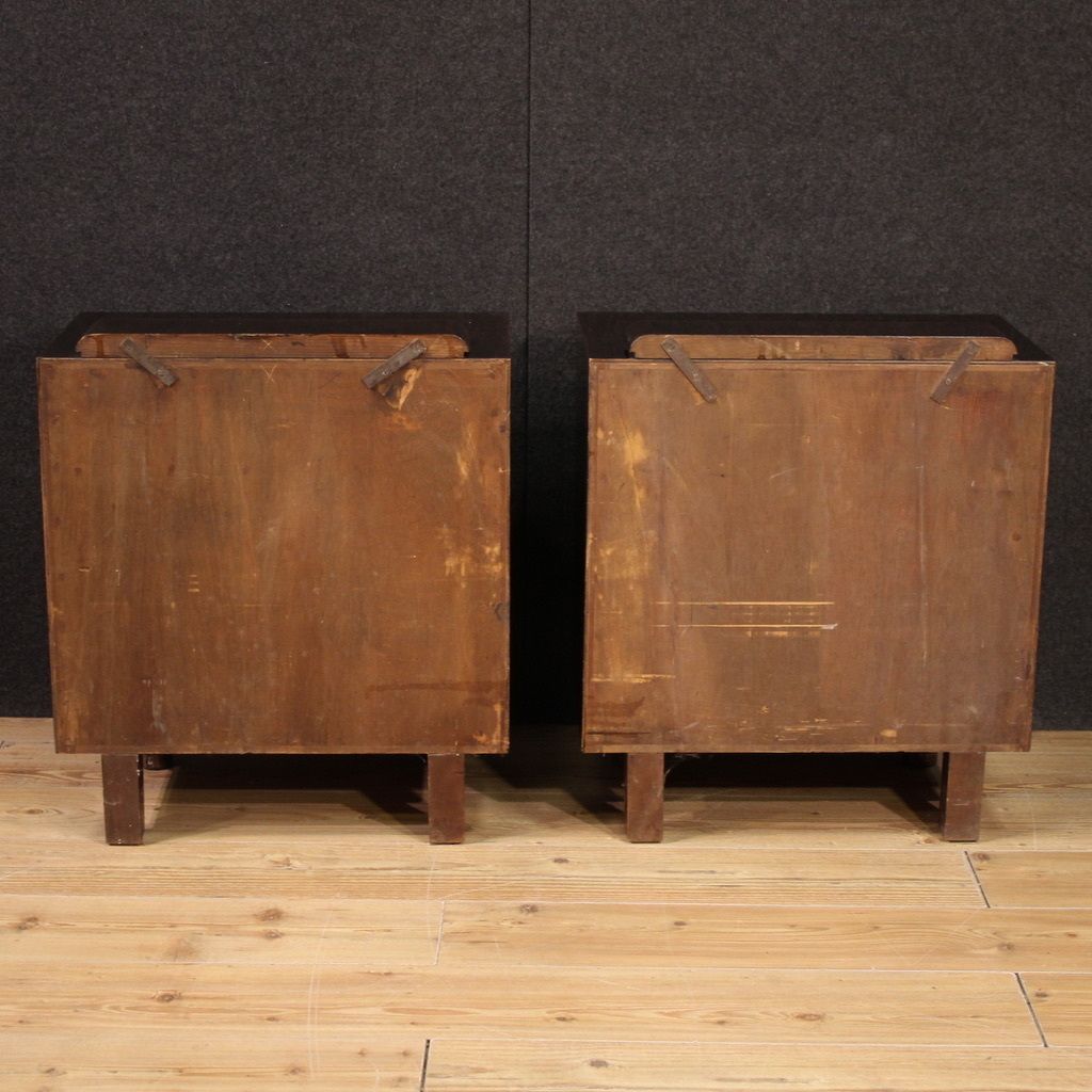 Pair Of Italian Bedside Tables From The 1960s photo buy