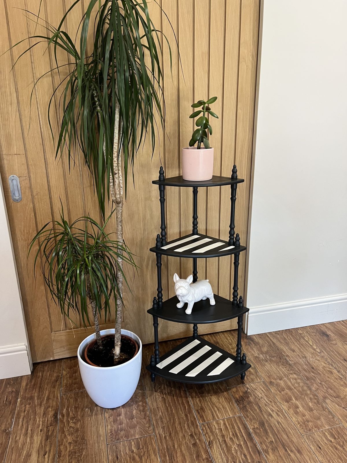 Plant / Ornament Stand, Upcycled photo Home Decor
