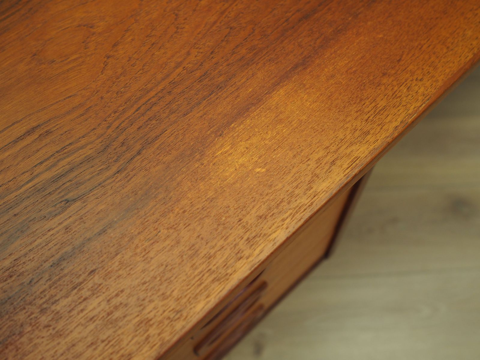 Teak Desk, Danish Design, 1970s, Production: Denmark photo vintage