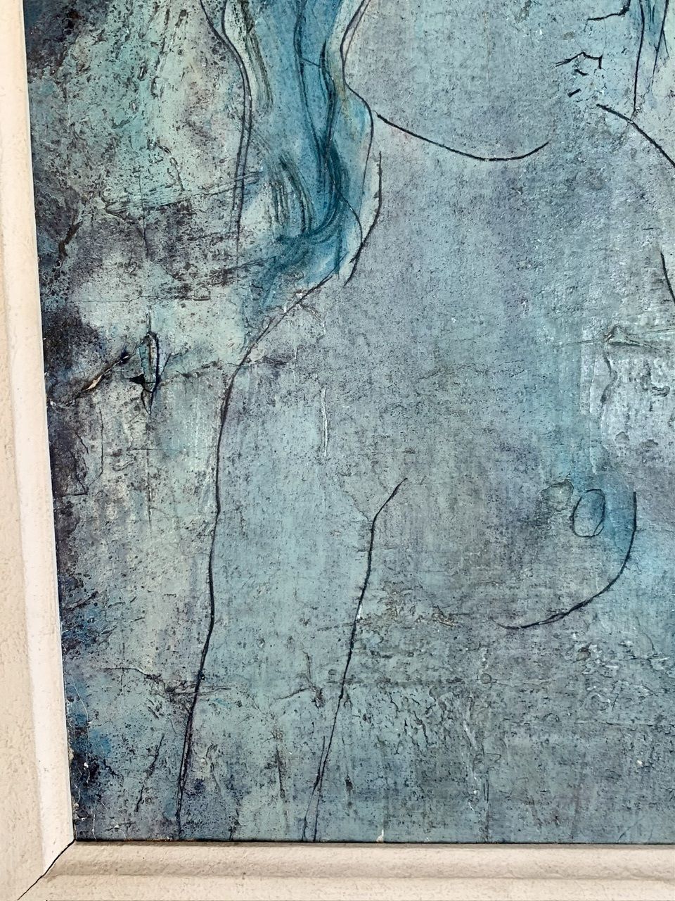 photo buy Javier Vilato, Composition, 1956, Oil Painting On Canvas, Framed