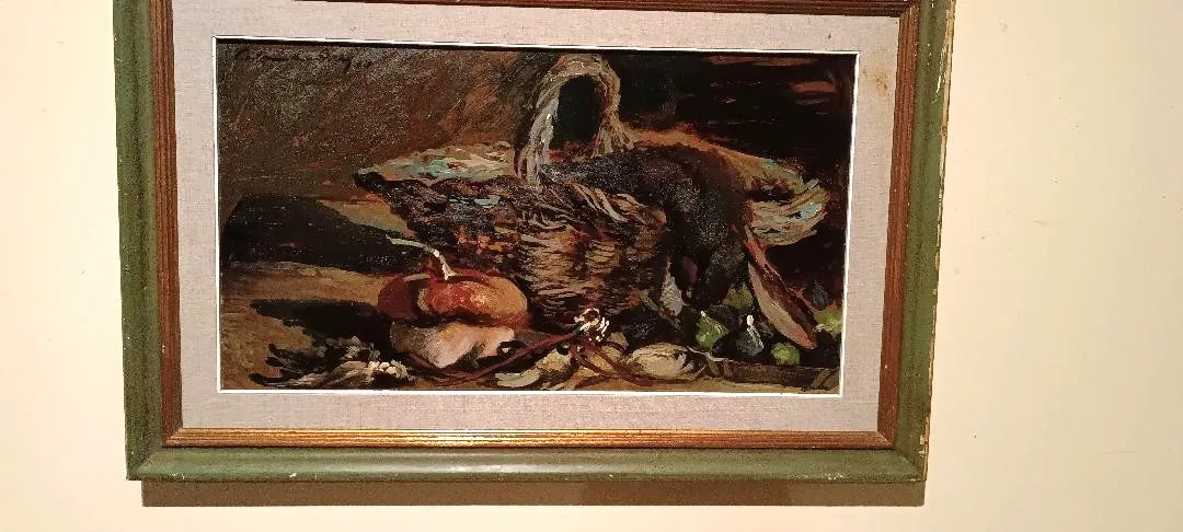 Dipinto Natura Morta Olio Su Faesite Luigi Calamandrei ( 1930 ) photo for sale