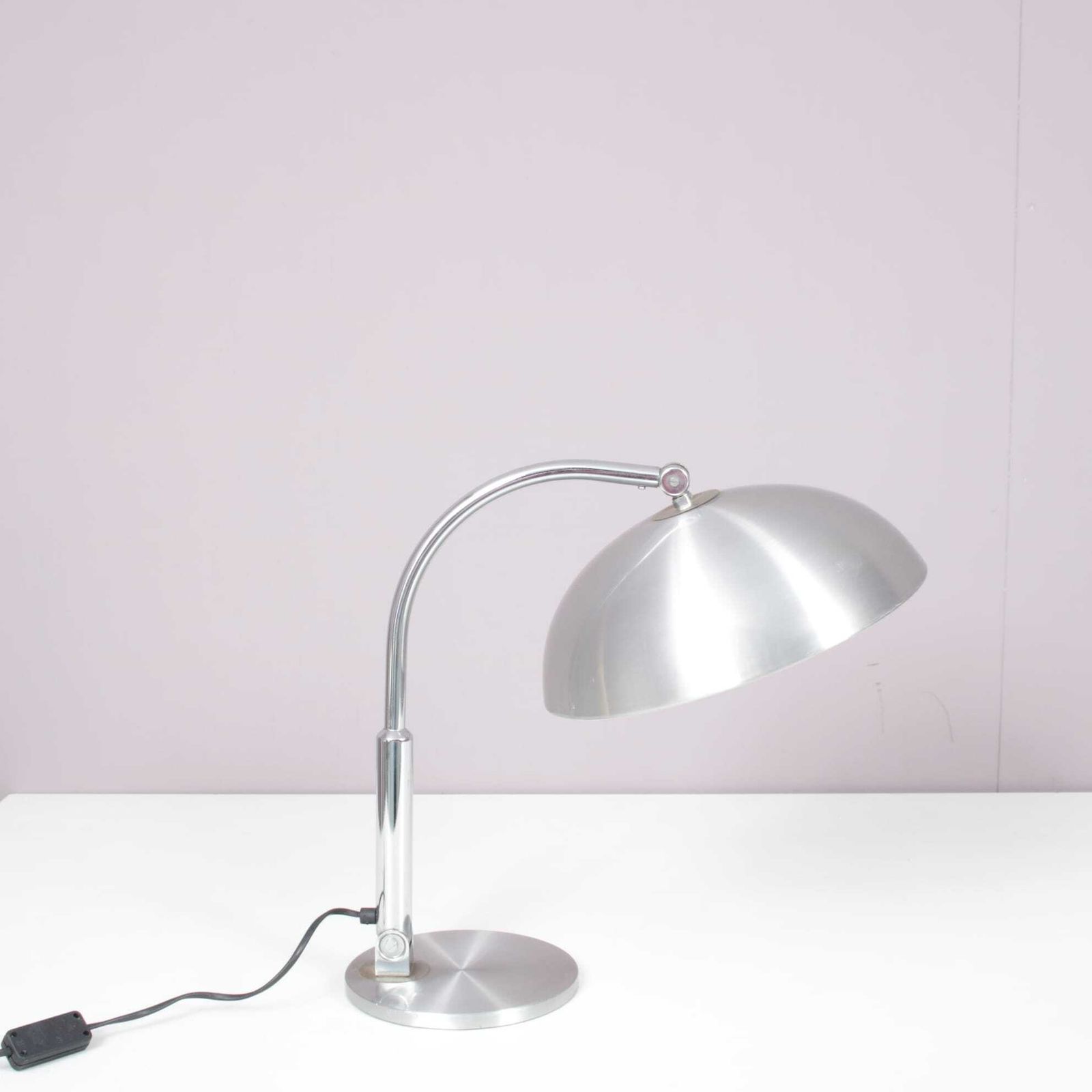 1950s Bauhaus Style Desk Lamp By H. Busquet For Hala, Netherlands photo vintage