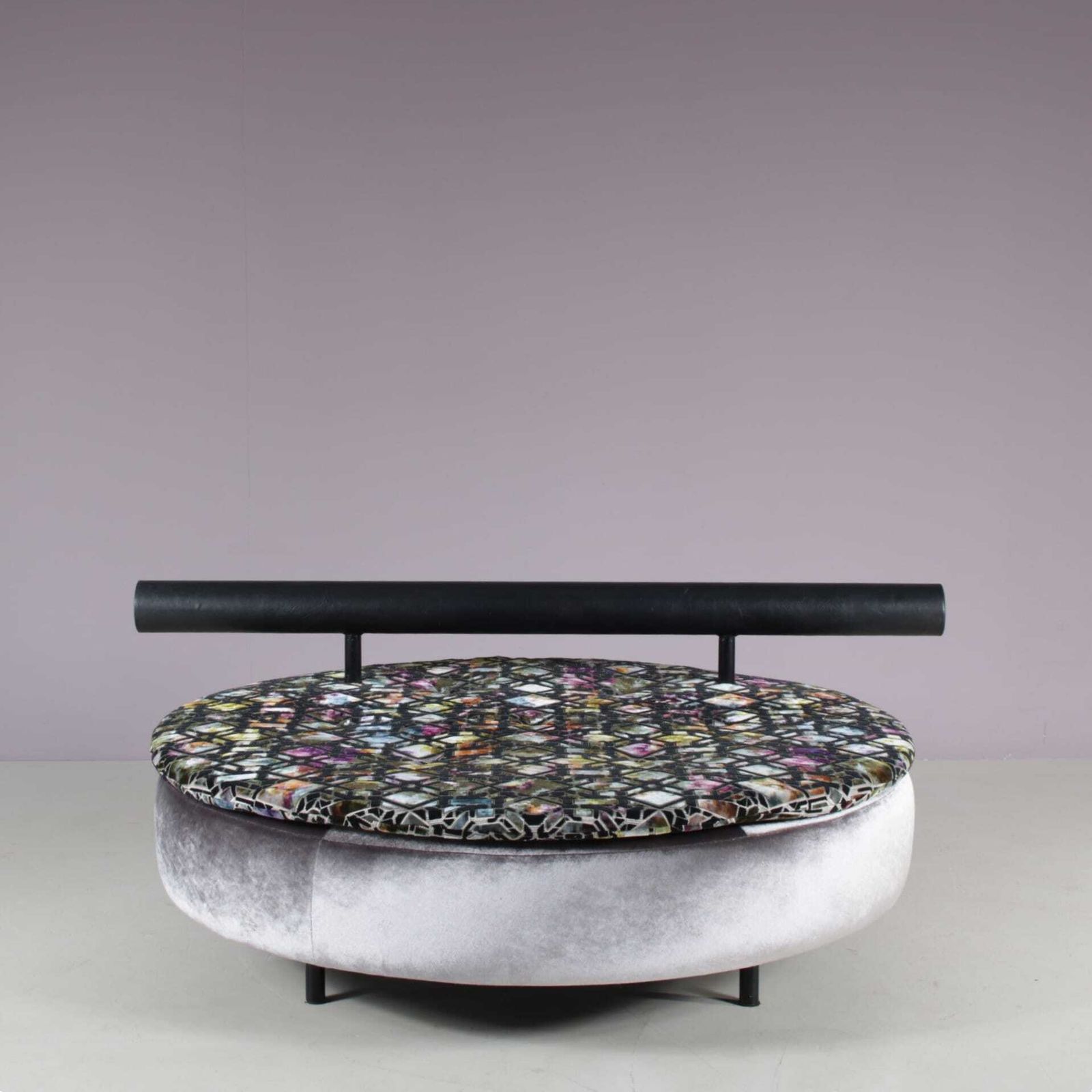 1980s Round Loveseat In Antionio Citterio Style From Italy photo buy