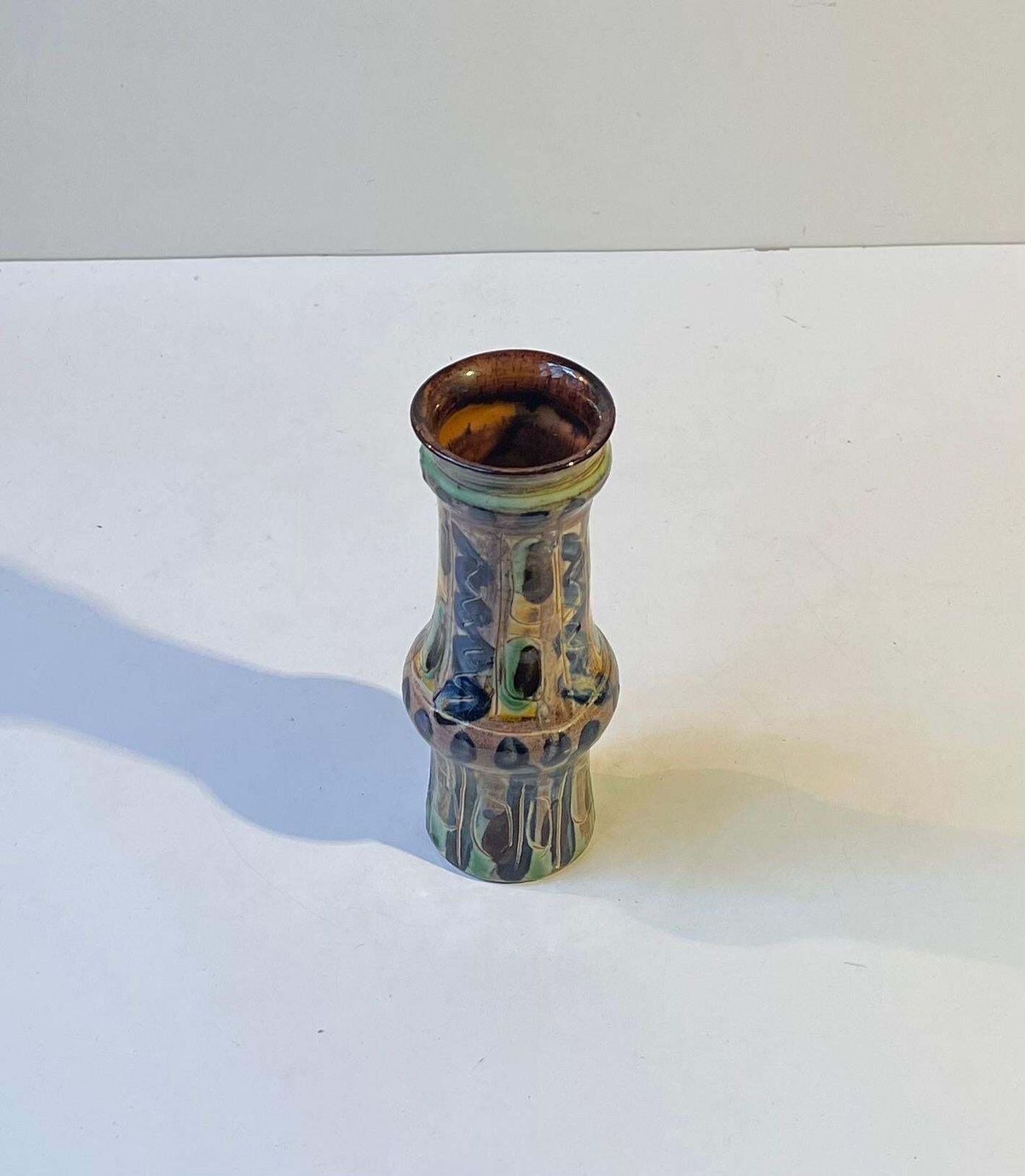 Vintage Naive Ceramic Vase By Jette Hellerøe, 1970s photo furniture