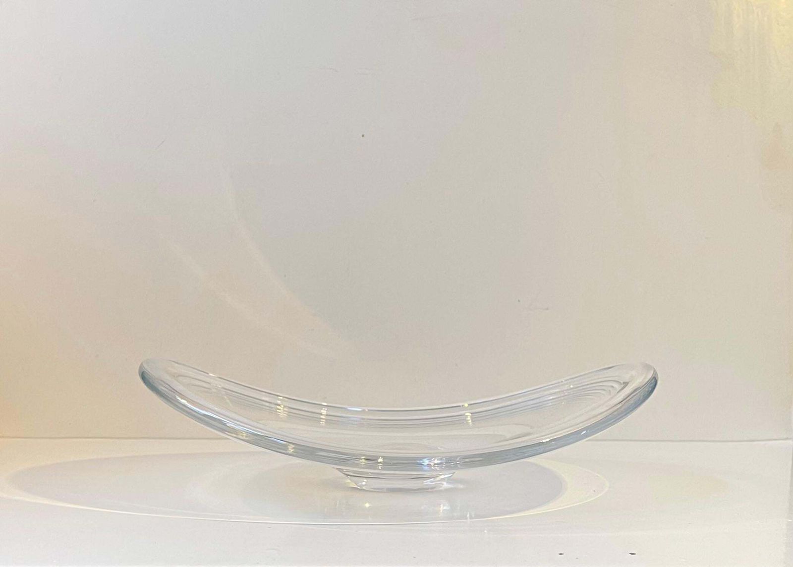 Freeform Centerpiece Glass Bowl By Per Lütken For Holmegaard, 1960s photo furniture