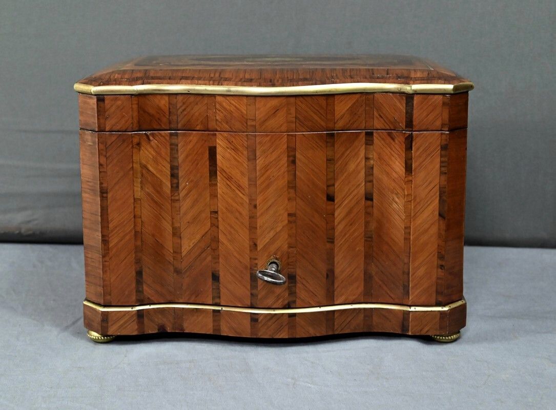 Marquetry Cigar Humidor, Napoleon III Period – Mid 19th Century photo buy