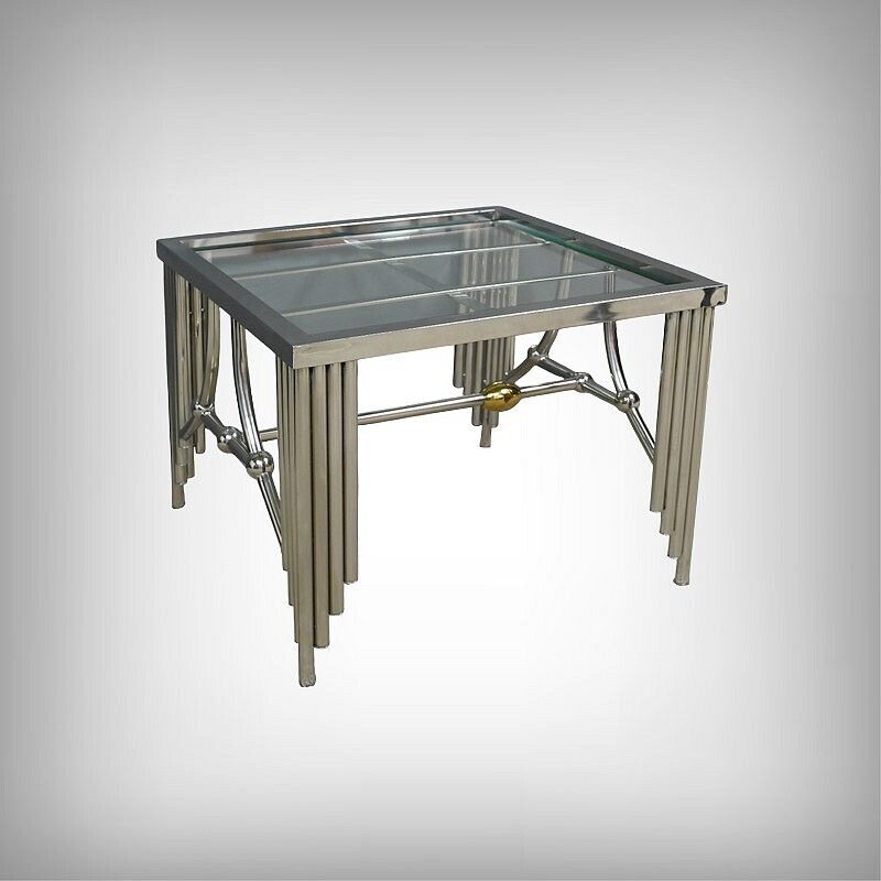 Designer Glass Coffee Table – Early 21st Century photo furniture