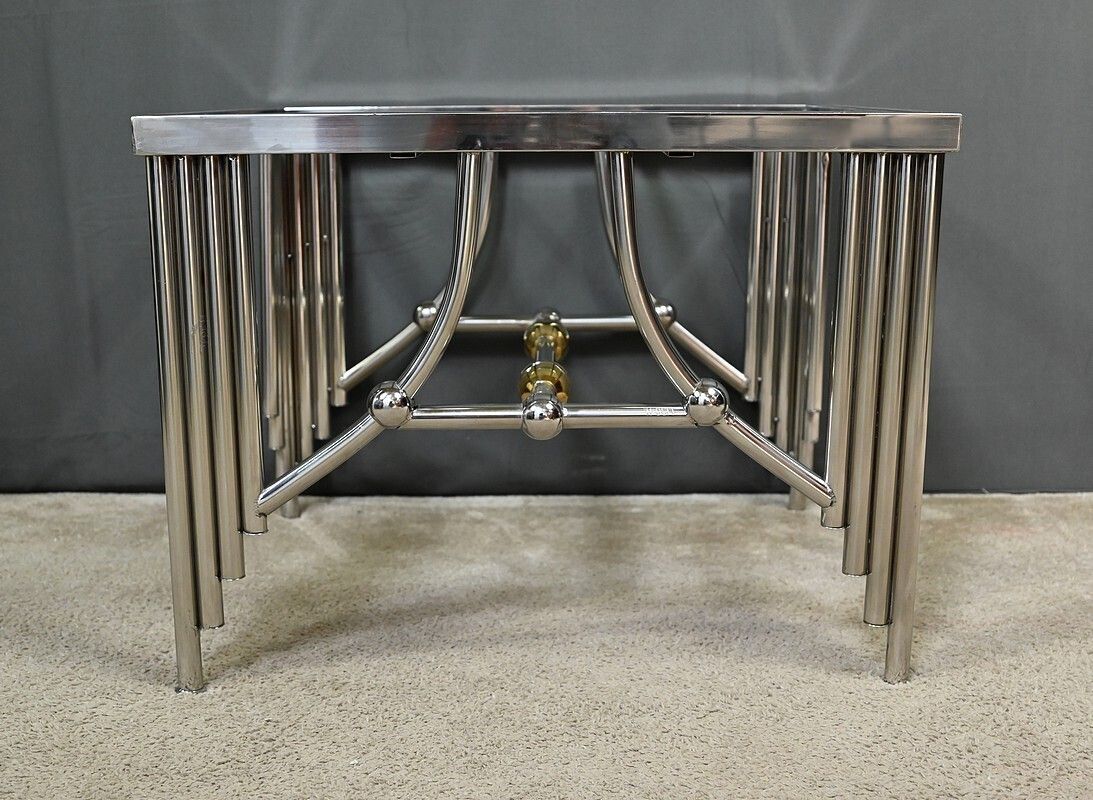 photo furniture Designer Glass Coffee Table – Early 21st Century