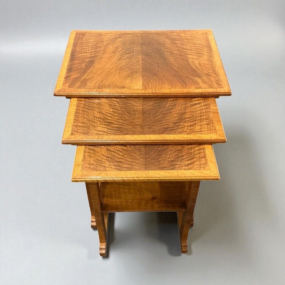 Furniture Art Deco Nest Of Tables By Heals photo