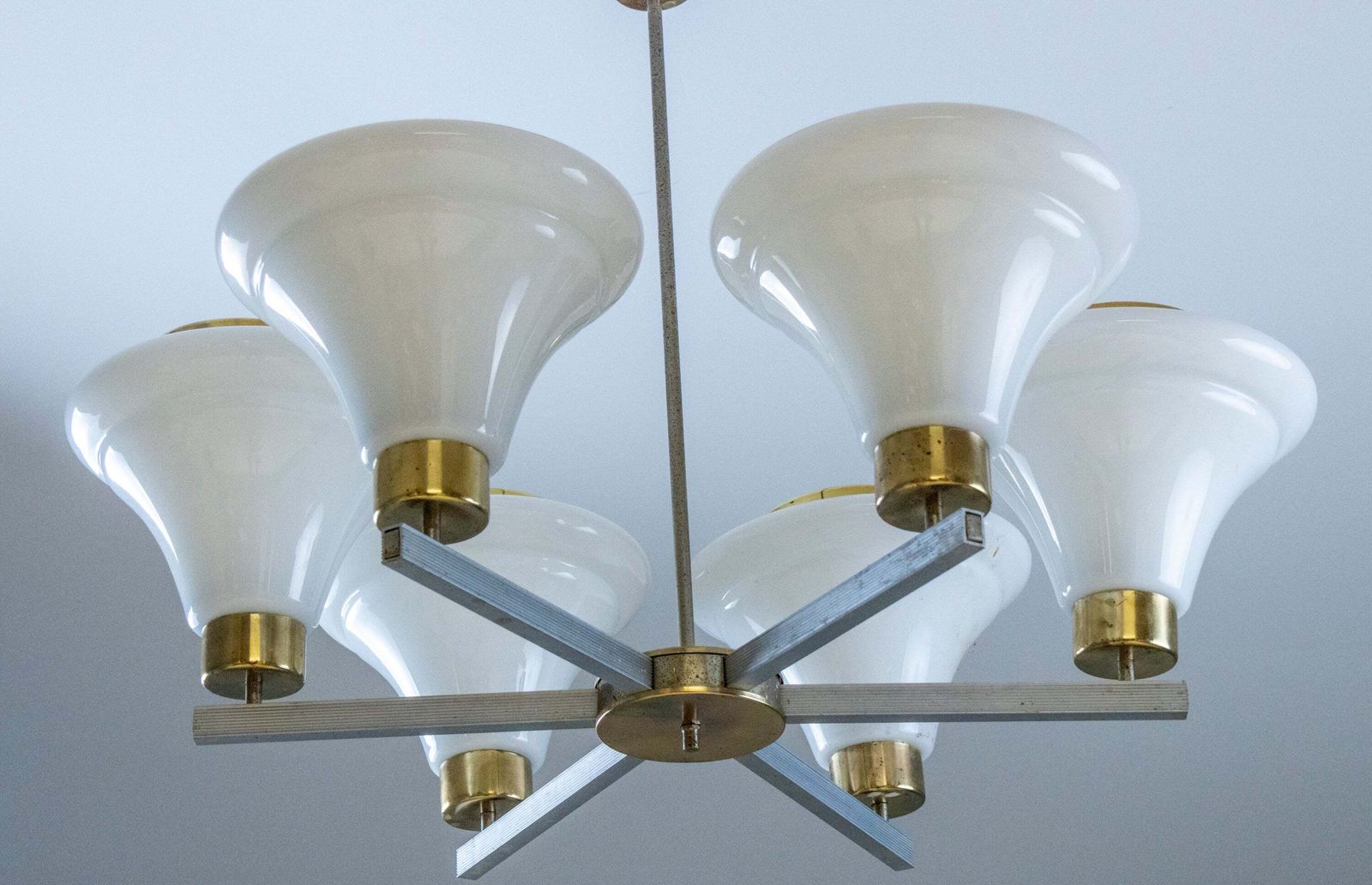 Chandelier, Josef Hůrka, 1960s, Czechoslovakia photo for sale